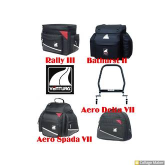 Ventura Pack Rack Seat Bags & Storm Covers